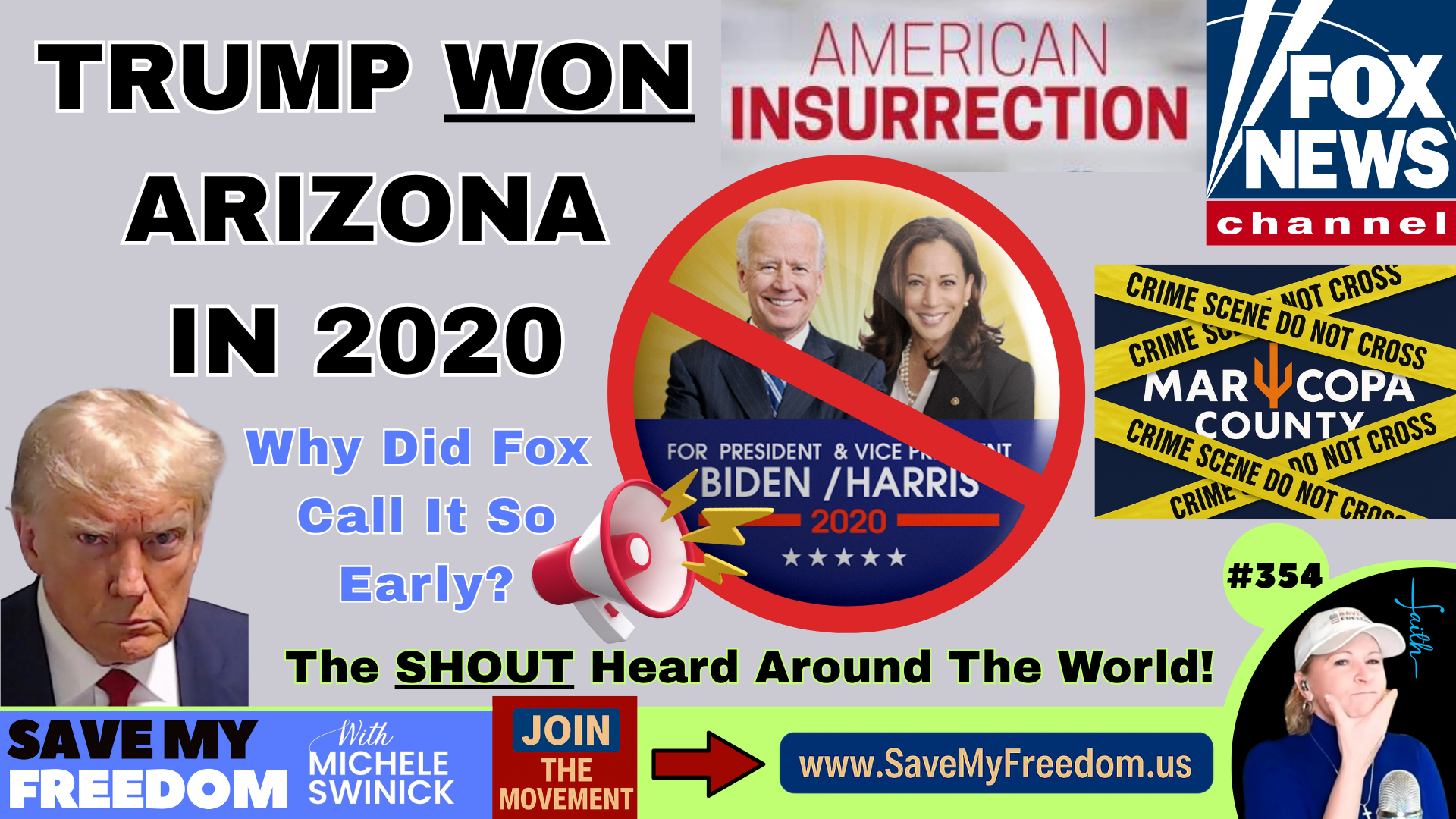 SMF2 - Trump Won AZ in 2020 - Save My Freedom