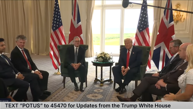 TWH101-President Trump Participates in a Bilateral Meeting with the Prime Minister of the United Kingdom