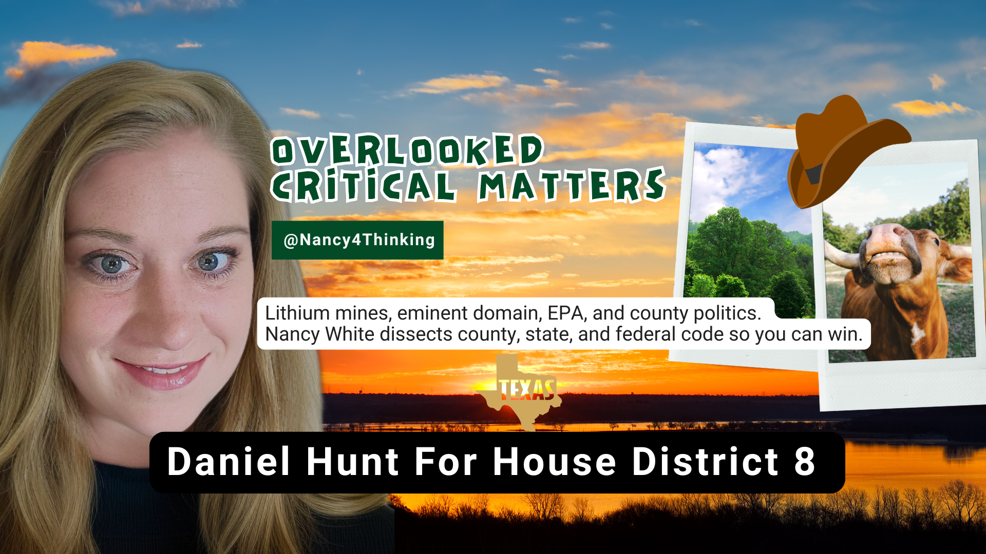 OCM17 -Daniel Hunt For House District 8 - Overlooked Critical Matters