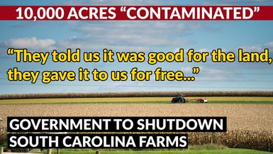 AMT366-Government to SHUT DOWN South Carolina Farmers - They PROMISED US it was good for the soil - As A Man Thinketh