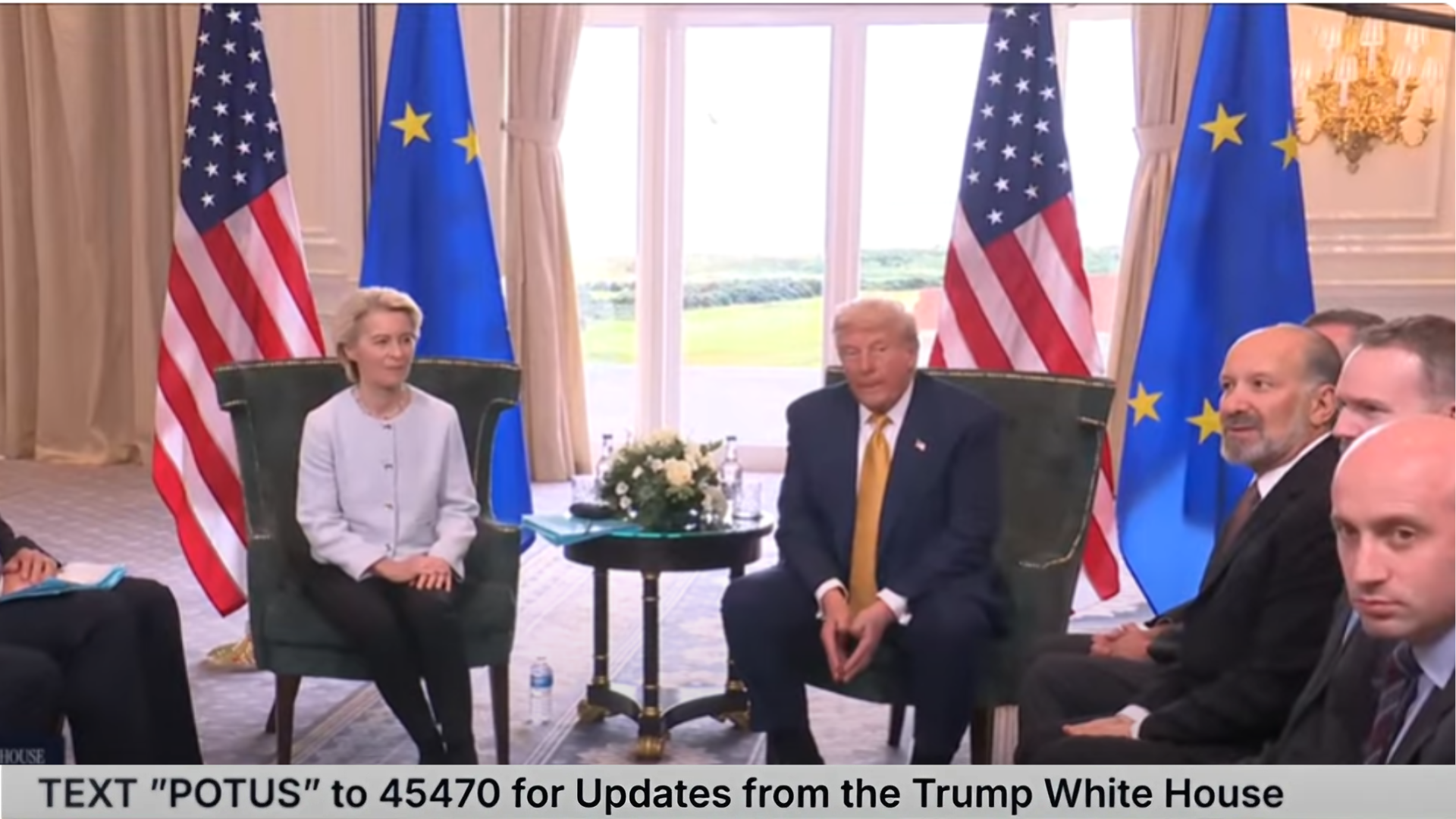 TWH99-President Trump Meets with the President of the European Commission
