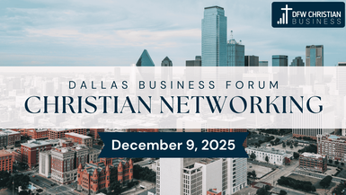 DFWCB5 - Pastor Jerry Minx of Lakepointe Church - Dallas Fort Worth Christian Business Neteworking