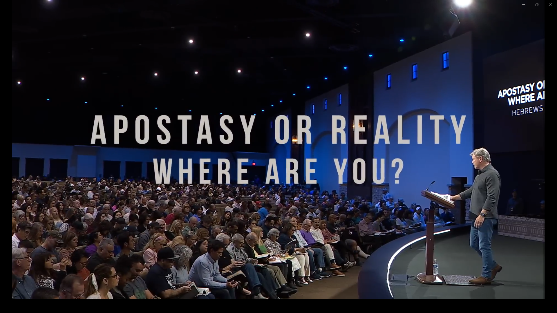 CCCH29-Apostasy or Reality Where Are You - Part 4 - Hebrews 1032-39 - Jack Hibbs