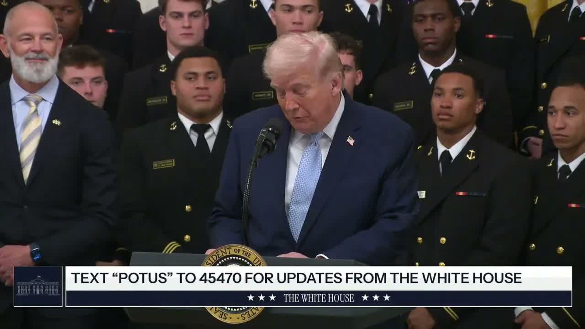 TWH180-President Trump Participates in the Commander in Chief Trophy Presentation - The White House