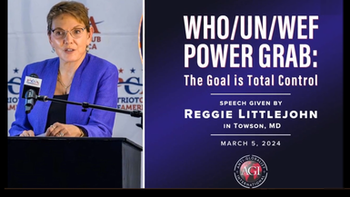 The WHO, UN & WEF - Power Grab The Goal is Total Control