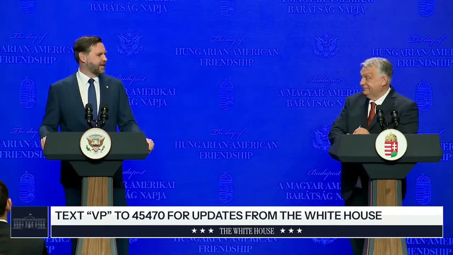 TWH192-Vice President JD Vance Delivers Remarks with Prime Minister Viktor Orban of Hungary - The White House