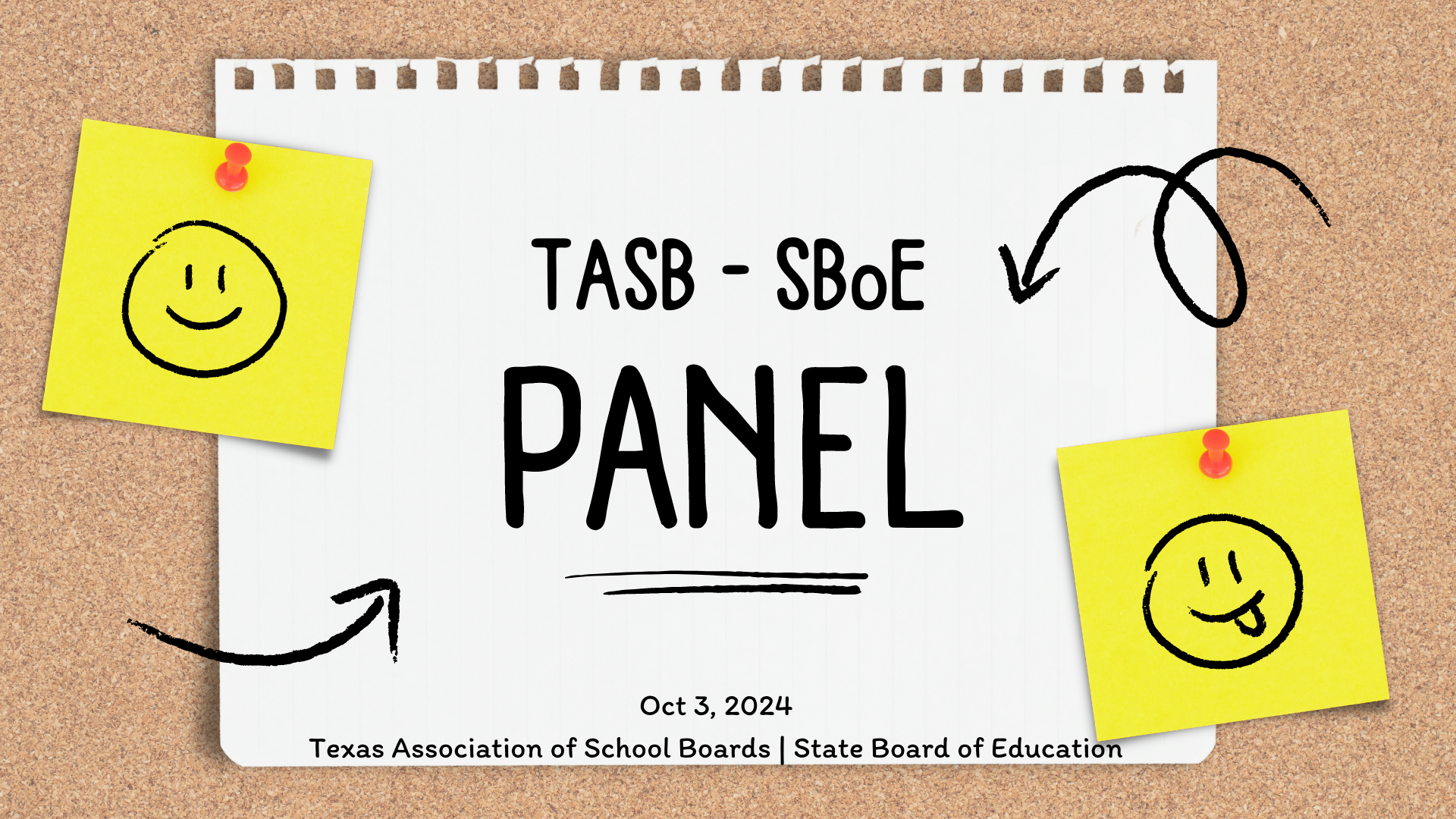 ED1-TASB - SBoE Oct 3, 2024 Panel Discussion