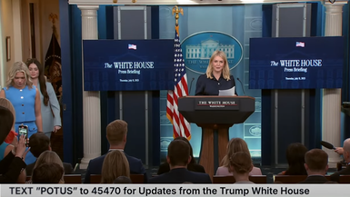 TWH105- Press Secretary Karoline Leavitt Briefs Members of the Media - July 31 2025