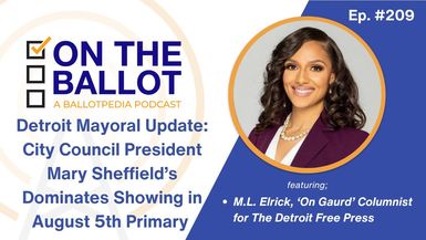 OTB49-Detroit mayoral primary results: Council President Sheffield dominates nine-candidate field  - On the Ballot