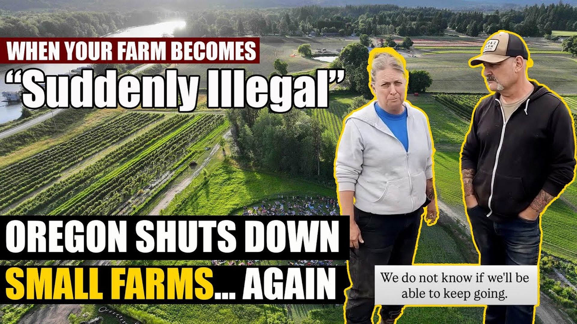 AMT402- Farms "SUDDENLY ILLEGAL" Oregon Shutting Down Thousands Of More Small Farms "WE WILL NOT SURVIVE" | As a Man Thinketh