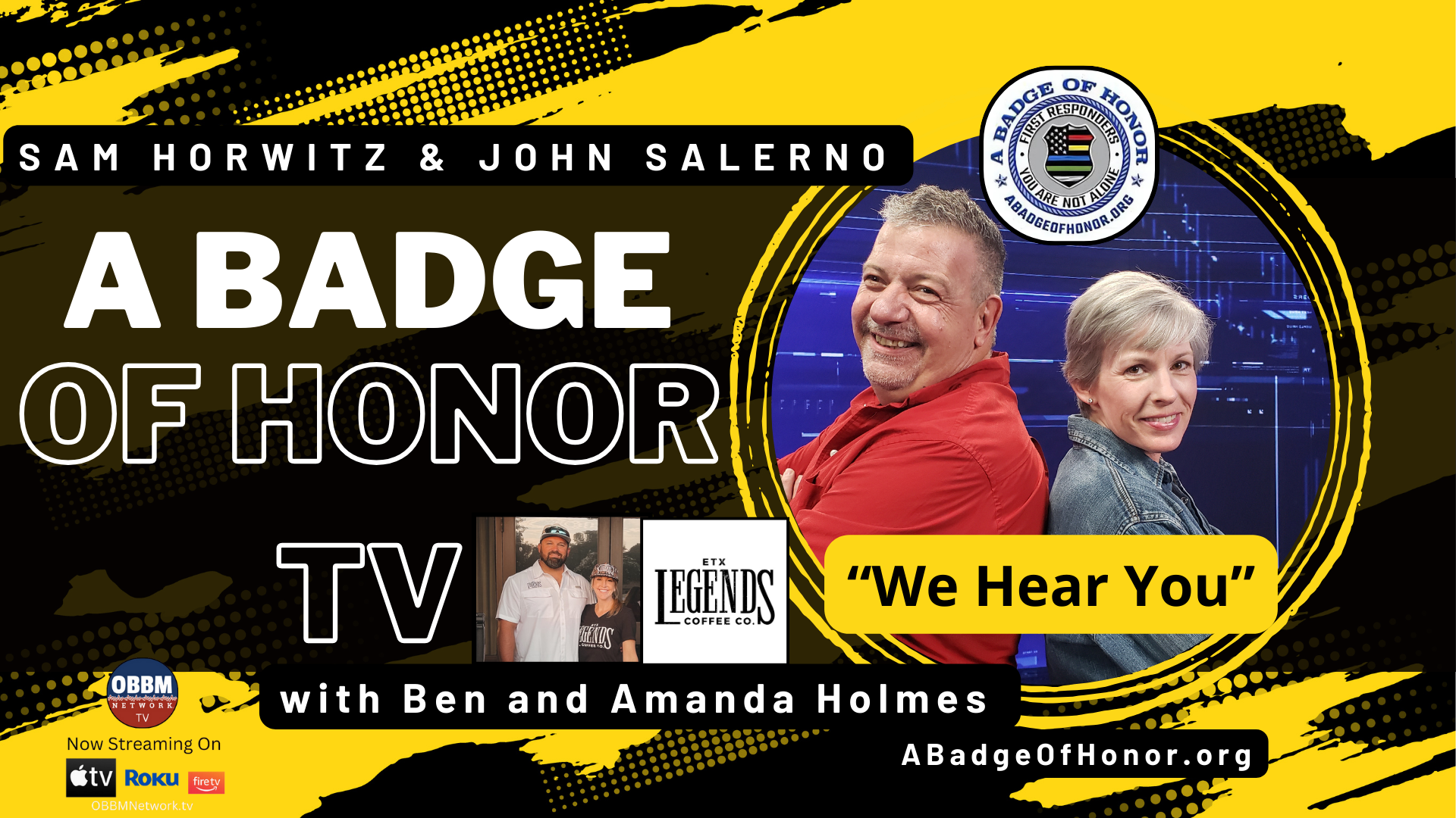 BOH154 -Service, Sacrifice, & Purpose with Ben & Amanda Holmes - A Badge of Honor TV