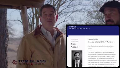 Tom Glass - Stan Gerdes Texas House incumbent in District 17