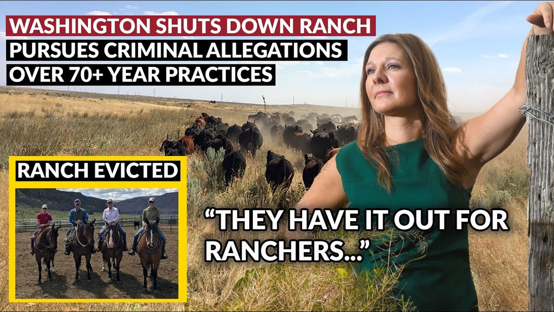 AMT378- OVERREACH | Washington state Shuts Down Generational Ranch Family pursues Criminal Allegations- As A Man Thinketh