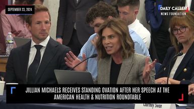 Shorts-'Where is the Outrage' - Jillian Michaels Receives Standing Ovation After Speech at Health Roundtable