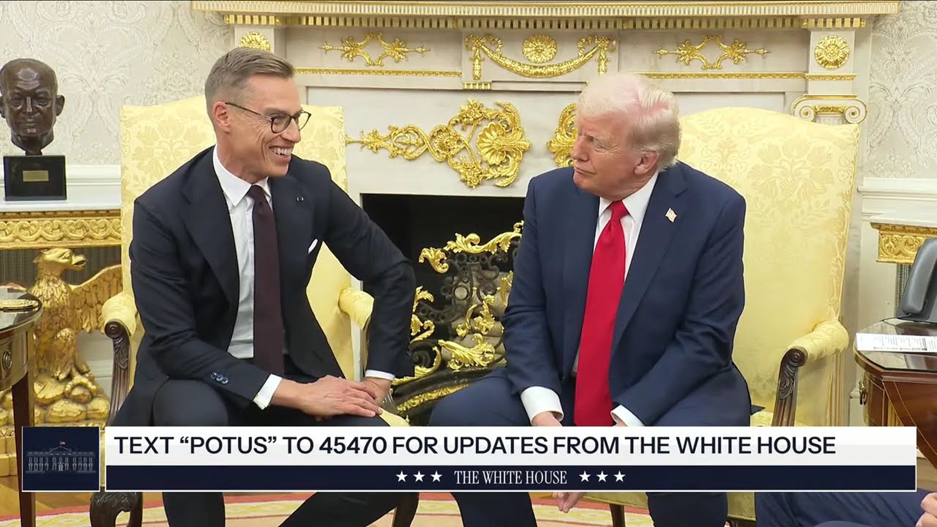 TWH152-President Trump Participates in a Bilateral Meeting with the President of the Republic of Finland