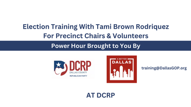 DCRP03 - Tami Brown Rodriquez at Dallas For in Person Precinct Chair Training