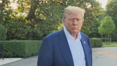 TWH68-President Trump Gaggles with Press Before Departing the White House, June 24, 2025