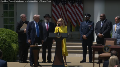President Trump Participates in a National Day of Prayer Event May 1st, 2025