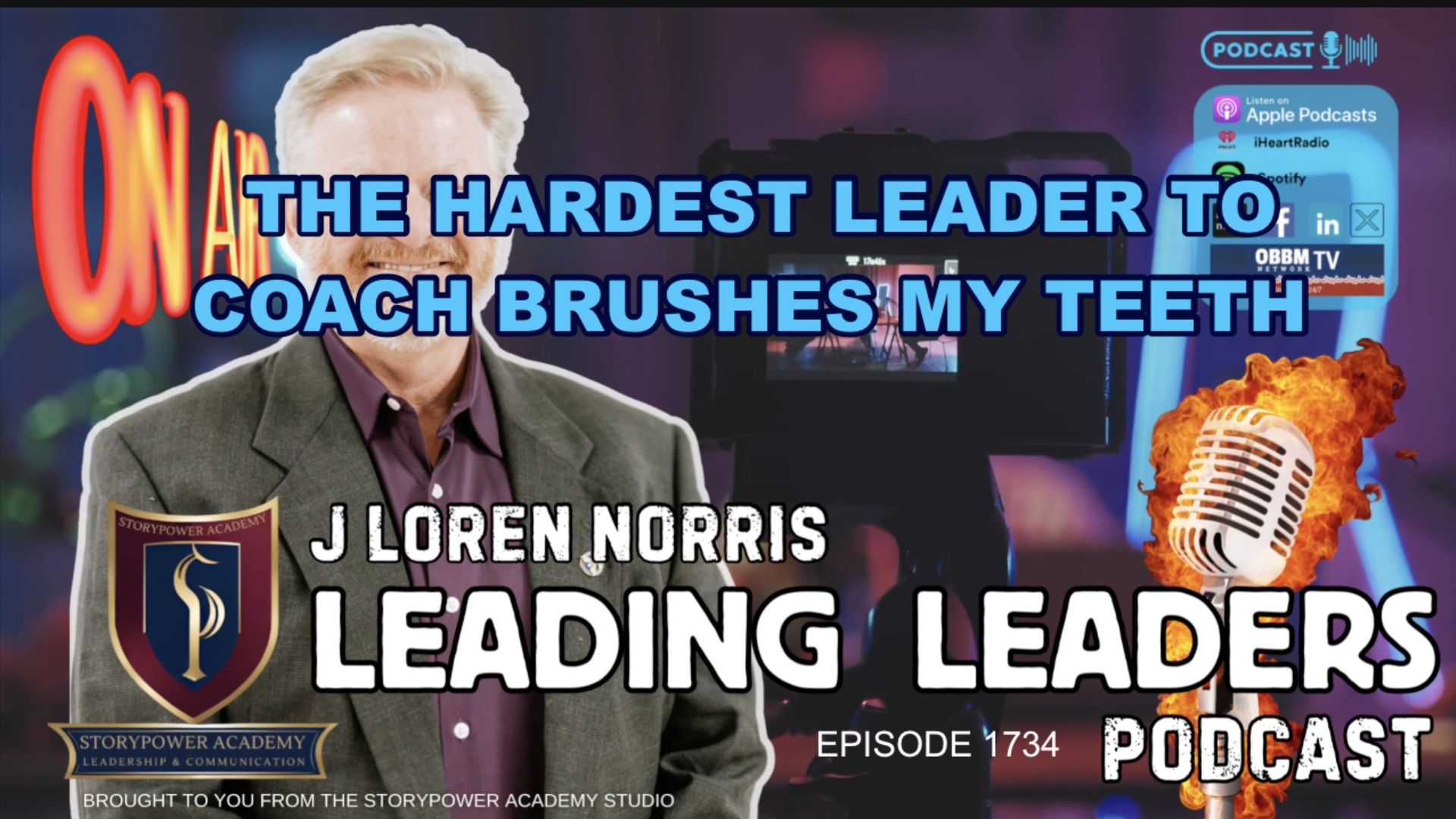 LL1734-THE HARDEST LEADER TO COACH BRUSHES MY TEETH - Leading Leaders