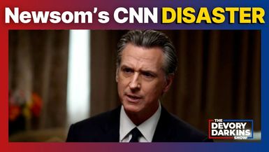 DDS140-Gavin Newsom CNN Interview turns into a disaster - DeVory Darkins Show