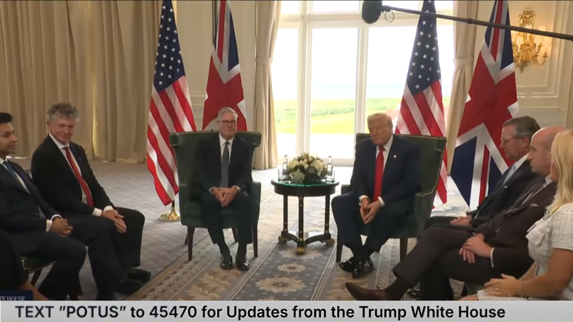 TWH101-President Trump Participates in a Bilateral Meeting with the Prime Minister of the United Kingdom