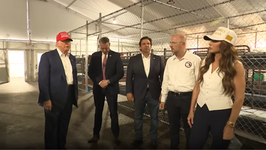 TWH79-President Trump Participates in a Guided Walking Tour of Alligator Alcatraz - Part 2