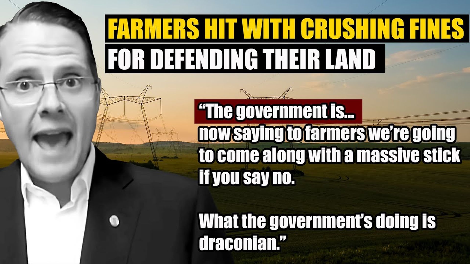 AMT394-FARMERS HIT WITH “Massive Stick” FOR DEFENDING THEIR LAND by “Draconian" Government Officials | As a Man Thinketh