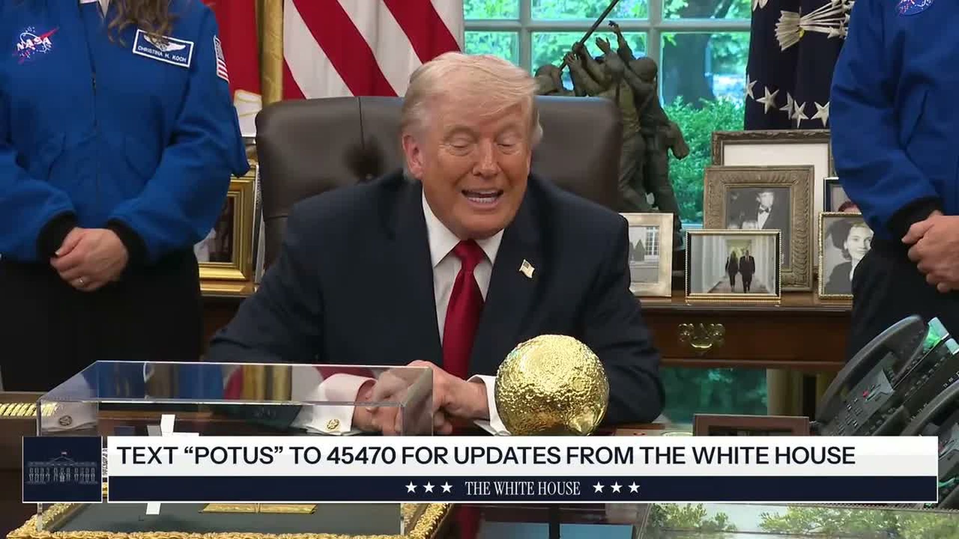 TWH210-President Trump Participates in a Greeting with Artemis II Astronauts - The White House