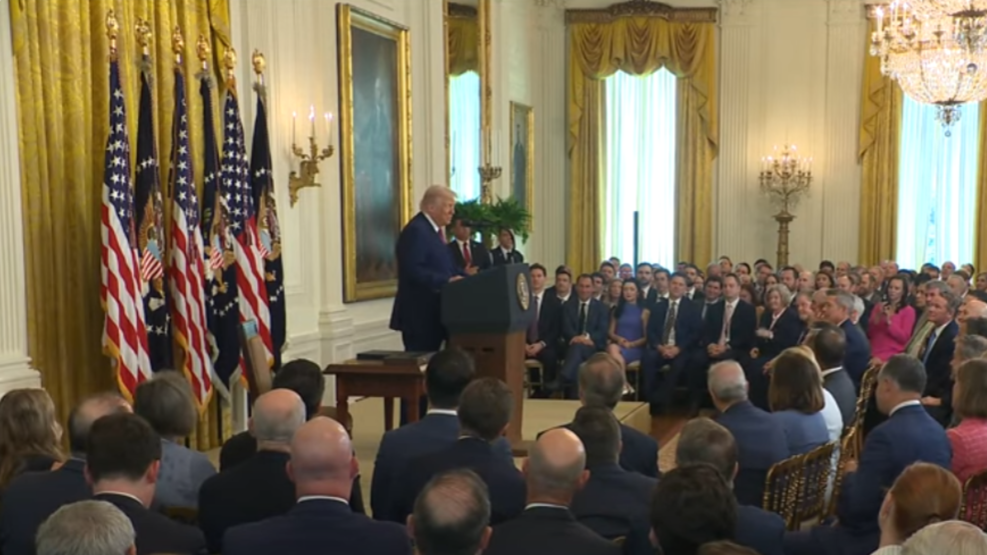 TWH56-President Trump Participates in a Bill Signing Ceremony, June 12, 2025