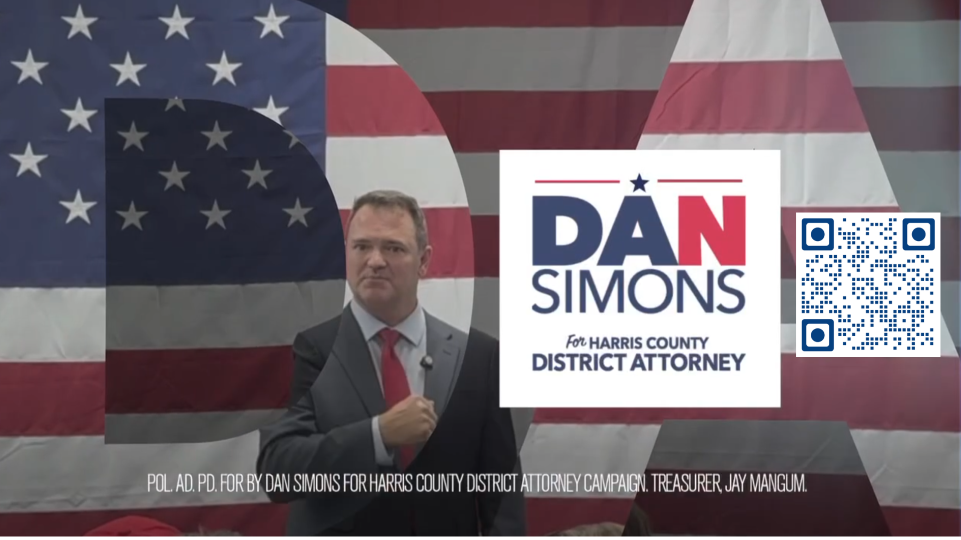 Ad-Dan Simons for Harris County TX District Attorney