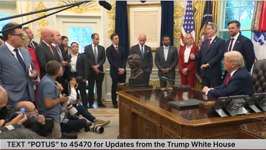 TWH143-President Trump Signs Executive Orders - Child Cancer Data Initiative Sept 30, 2025