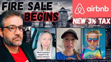 REM103- Airbnb Hosts Are PANICING | Short Term Rental Market is Crashing| Real Estate Mindset