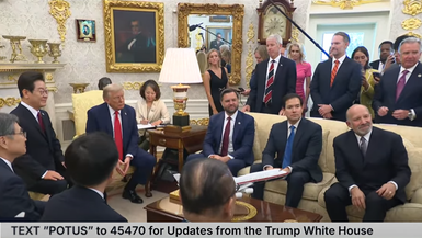 TWH125-President Trump Participates in a Bilateral Meeting with the President of the Republic of Korea