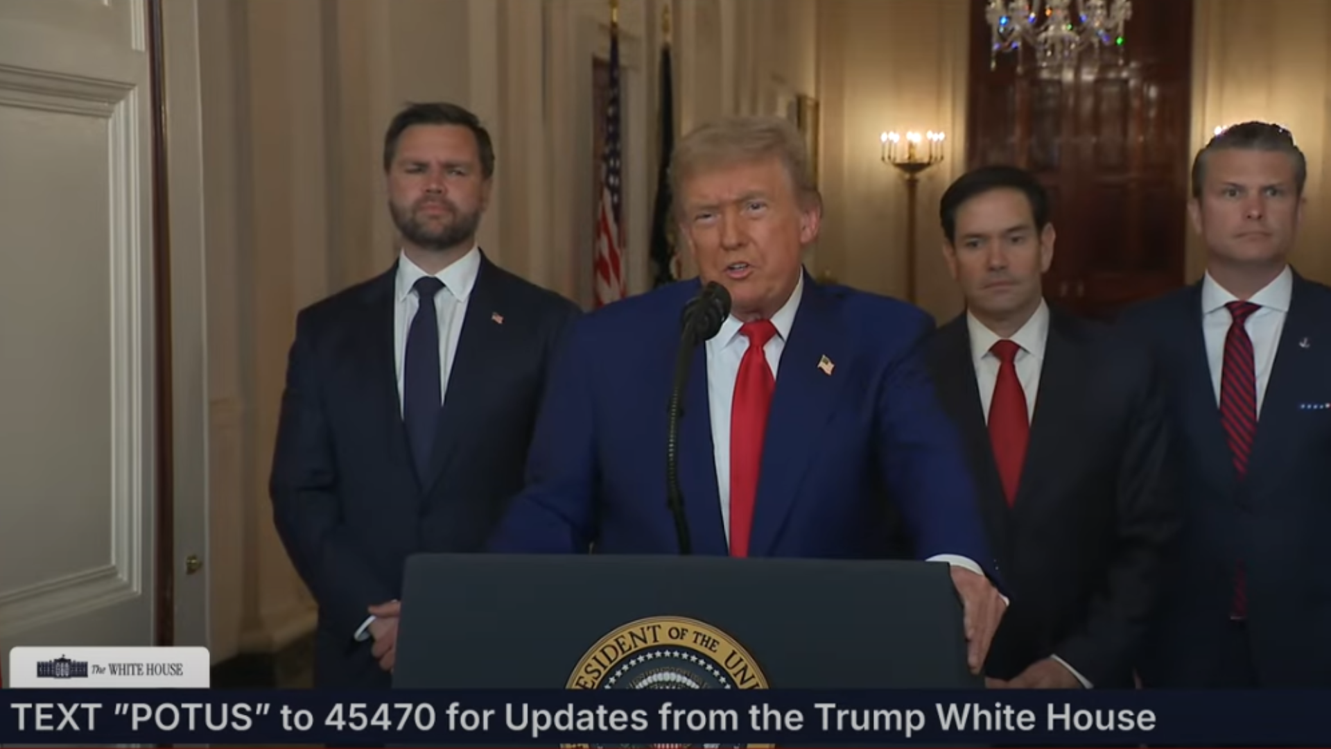 TWH66-President Trump Delivers Address to the Nation regardimg Iran, June 21, 2025