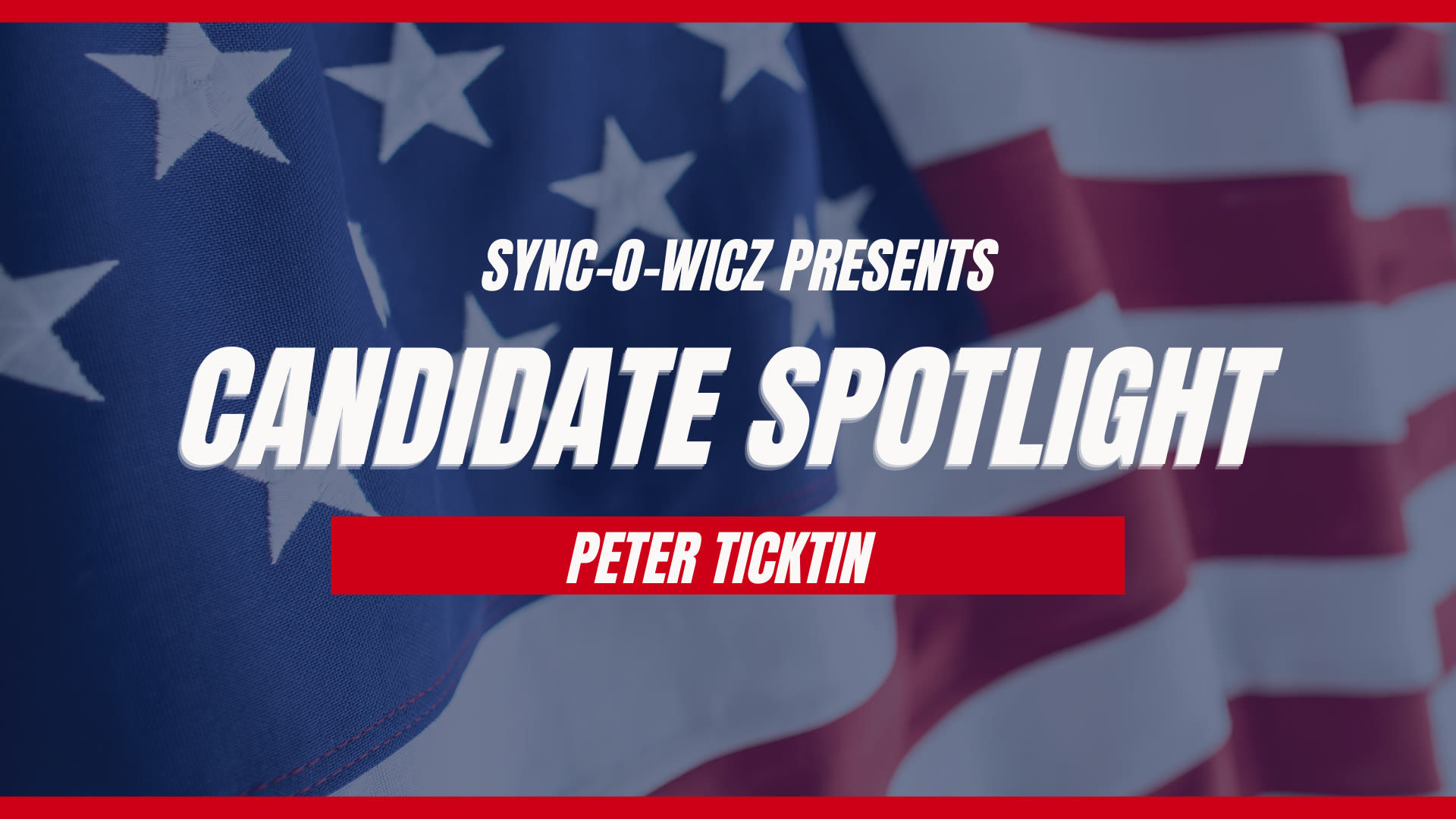 SVF61-Candidate Sync with Peter Ticktin - Sync-O-Wicz