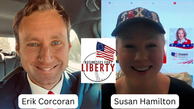 B4L10- Susan Hamilton with OBBM Network TV on Businesses For Liberty