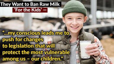 AMT379- They want to Ban Your Kids from Raw Milk. "protect the most vulnerable"- As A Man Thinketh