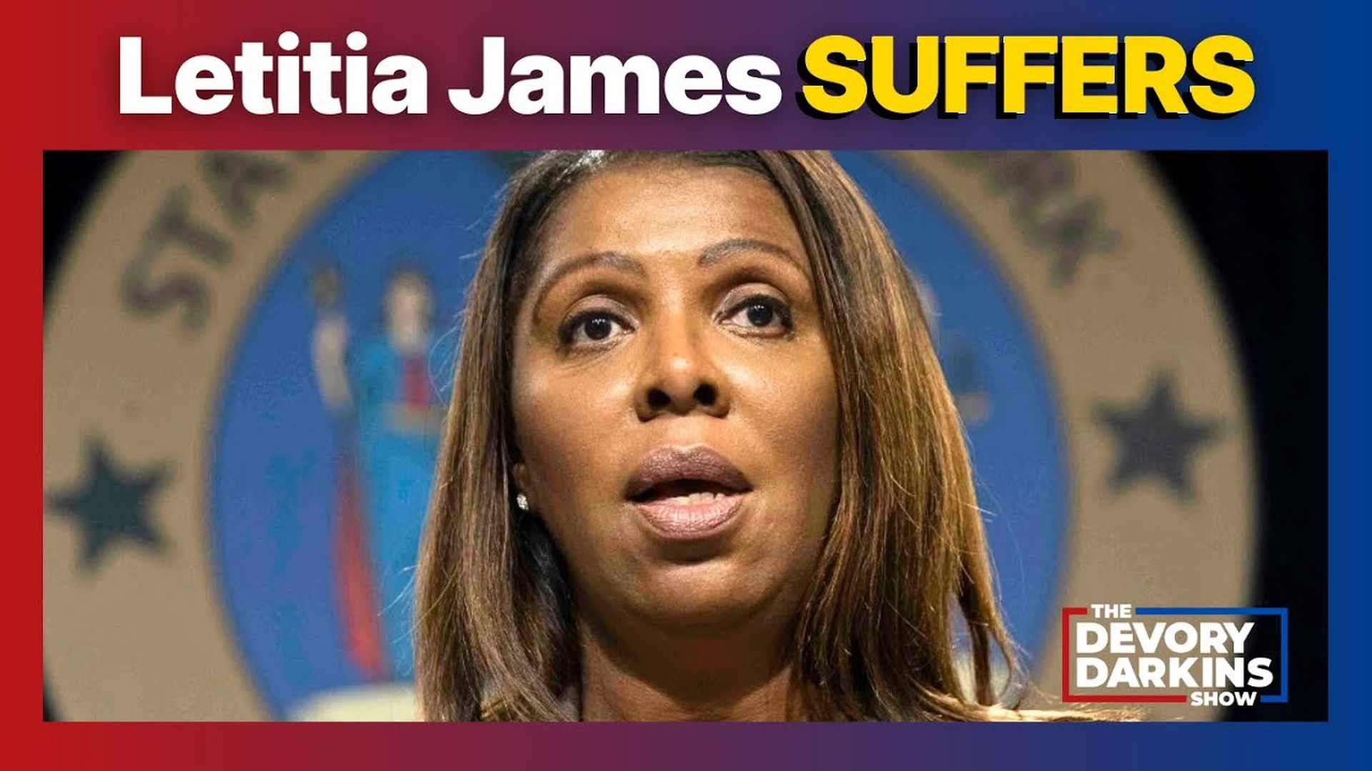 DDS149-New York AG Letitia James suffers HUMILIATING blow - DeVory Darkins Show